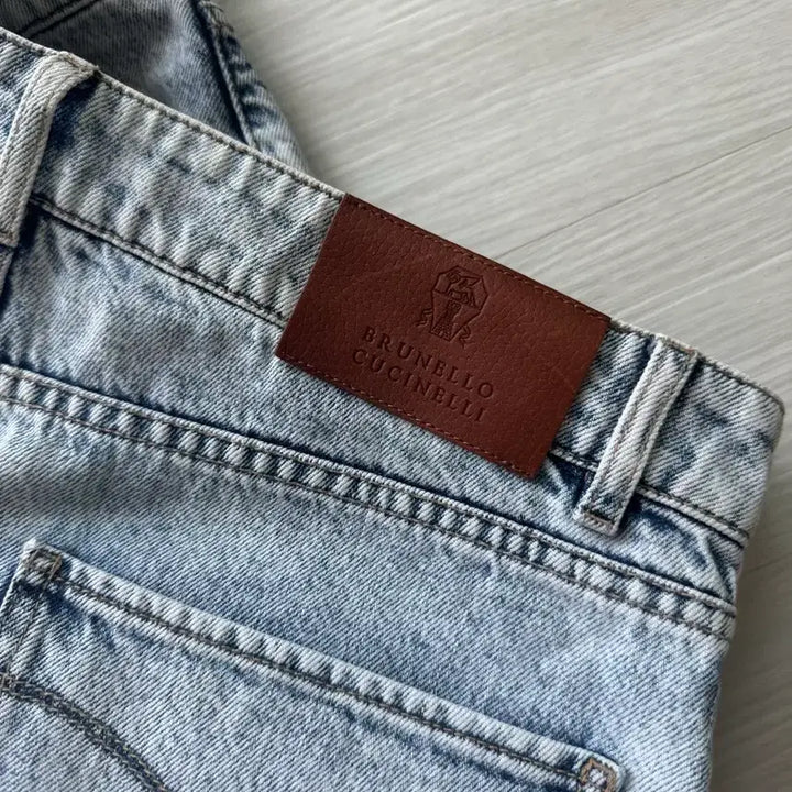 [BUNJANG] Brunello Cucinelli Washed Denim Pants / 브루넬로 쿠치넬리 워싱 데님 팬츠