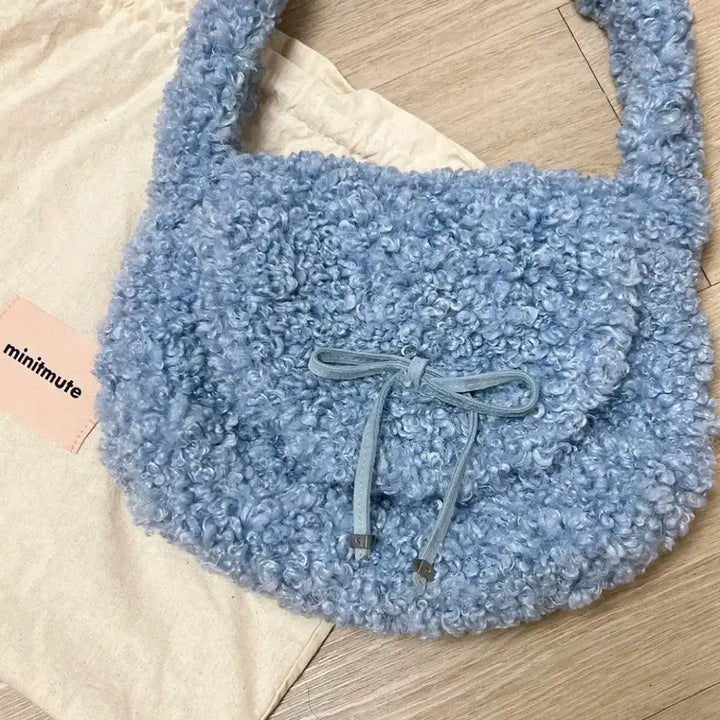 [BUNJANG] Minitmute VOKI Dumble Bag / 미닛뮤트 보키 덤블백 뽀글이백