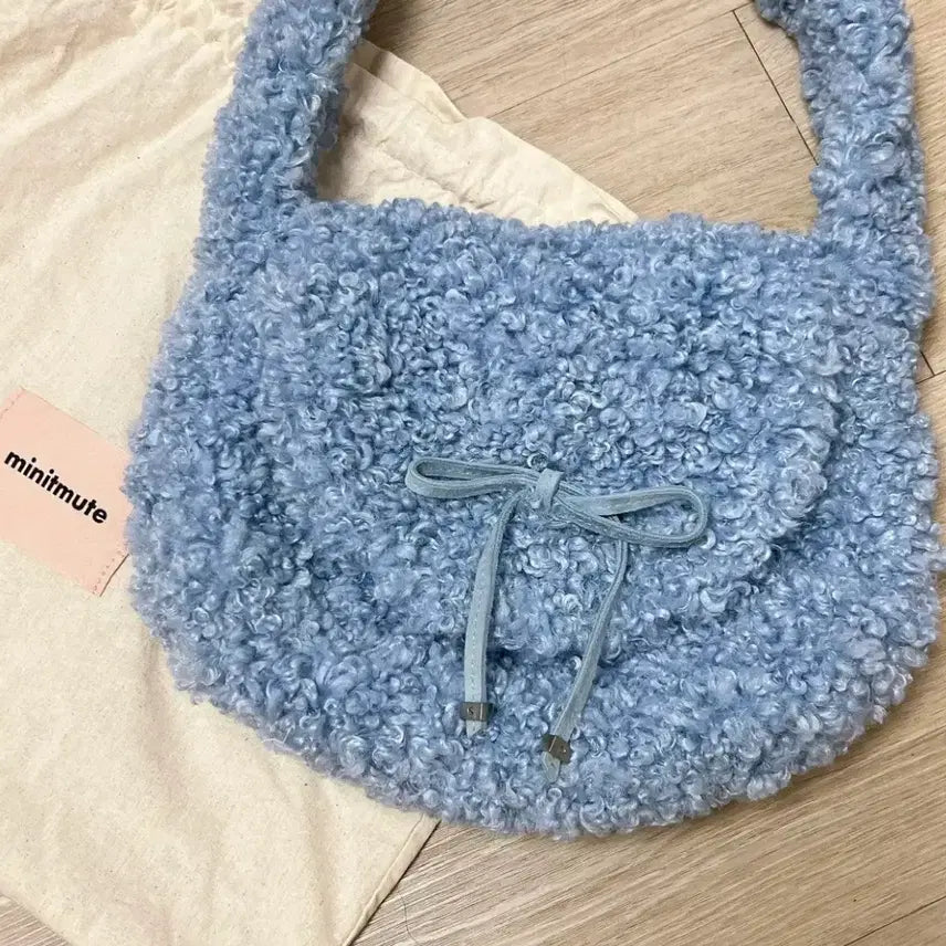 [BUNJANG] Minitmute VOKI Dumble Bag / 미닛뮤트 보키 덤블백 뽀글이백