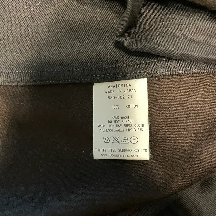 [BUNJANG] Anatomica Fisherman Pants Brown 44 / 아나토미카 피셔맨 몰스킨 팬츠 44 브라운