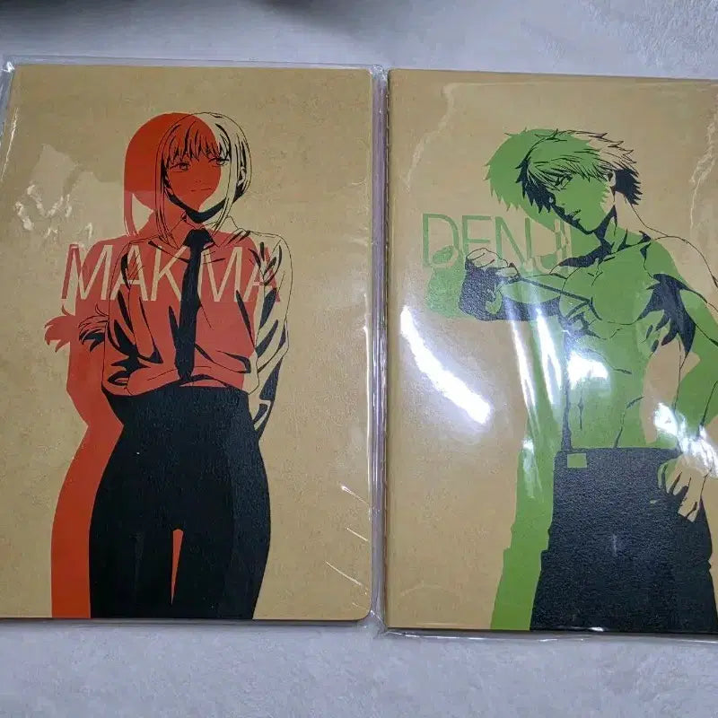 [BUNJANG] Chainsaw Man Makima &amp; Denji Bounding Note Bundle Set / 체인소맨 마키마/덴지 바운딩 노트