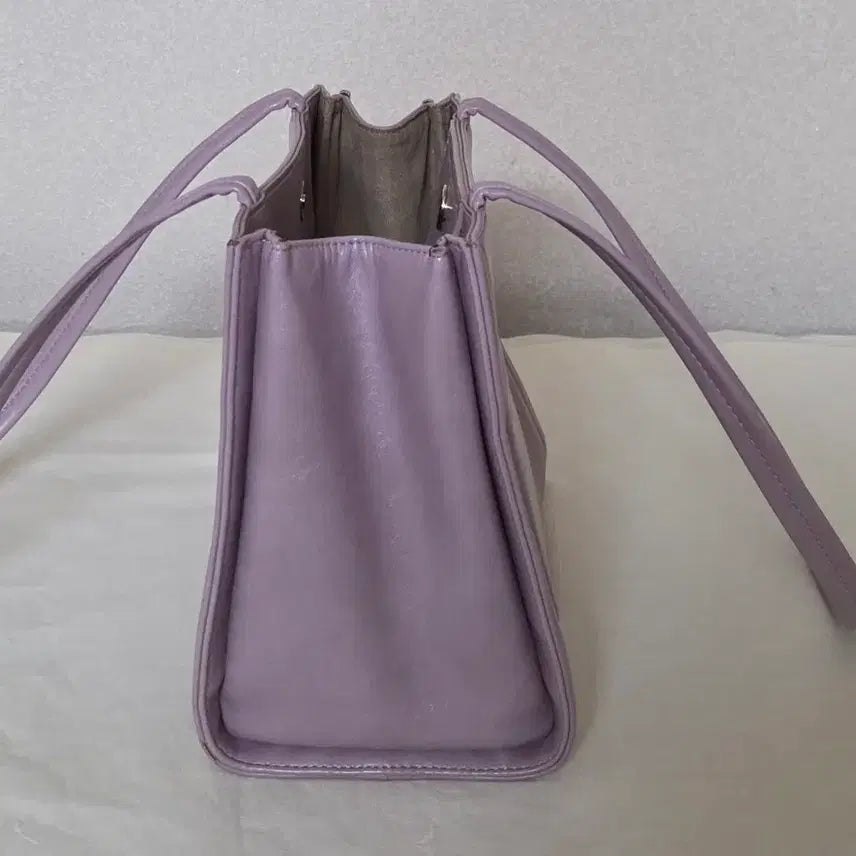 [BUNJANG] Stand Oil Oblong Bag Mini Lavender Handbag / 스탠드오일 가방 오블롱백 미니 토트백 숄더백