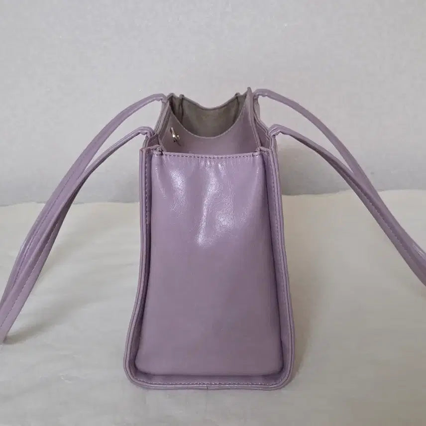 [BUNJANG] Stand Oil Oblong Bag Mini Lavender Handbag / 스탠드오일 가방 오블롱백 미니 토트백 숄더백