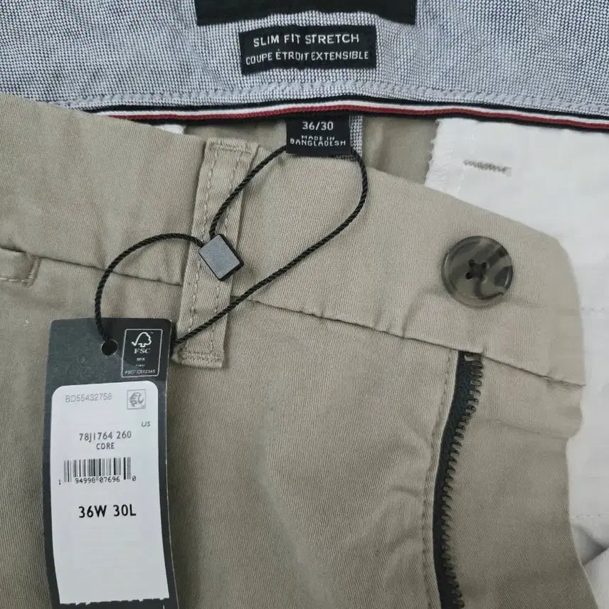 [BUNJANG] Tommy Hilfiger Slim Fit Stretch Chino Pants / 무료배송 택새제품 타미힐피거 슬림핏 스트레치 치노팬츠 면바지