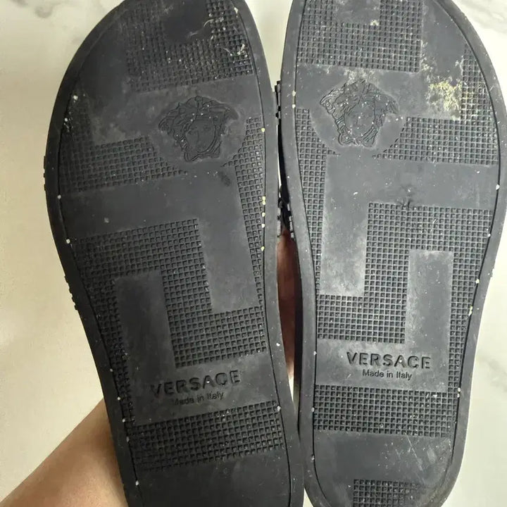 [BUNJANG] Versace Medusa Black Slippers / 베르사체 메두사 블랙 슬리퍼