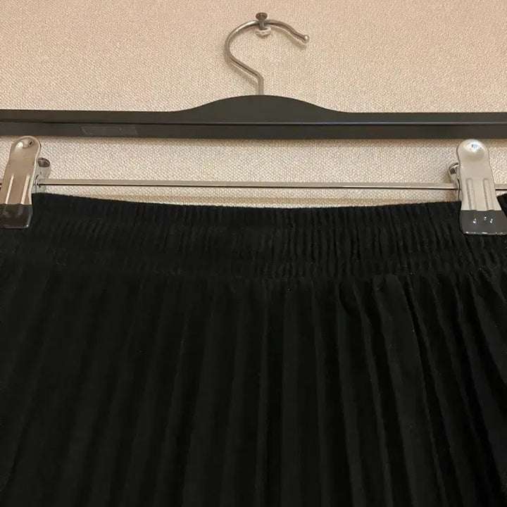 [BUNJANG] Suede Long Pleated Skirt XS / 스웨이드 롱플리츠 스커트 XS 착샷