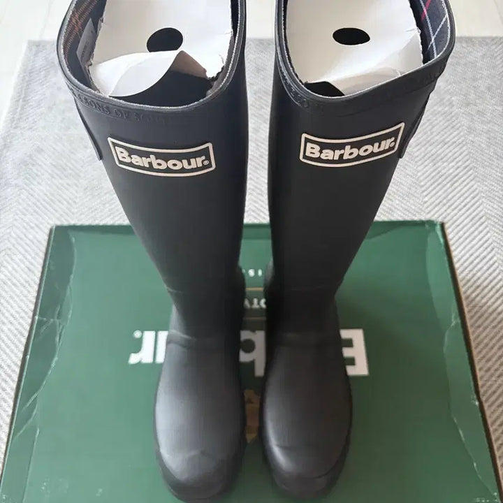 [BUNJANG] Barbour Bedale Wellington Long Rain Boots 250 / [새상품]바버 베디 웰링턴 롱 레임부트 250