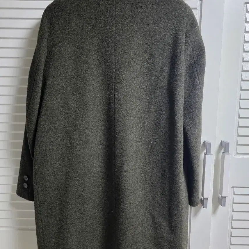 [BUNJANG] BCBG Wool Blend Deep Khaki Coat / BCBG 울 90% 가벼운 코트