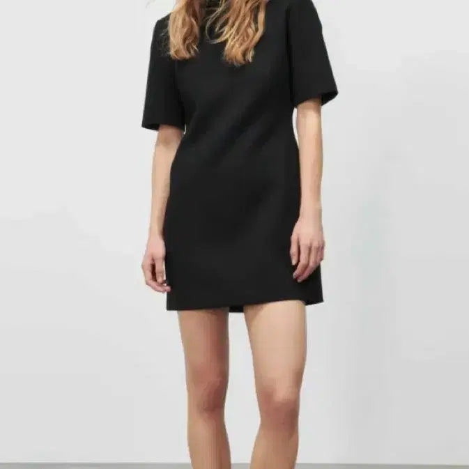 [BUNJANG] ZARA Black Short Sleeve Mini Dress M / 자라 블랙 반팔 미니 원피스 M