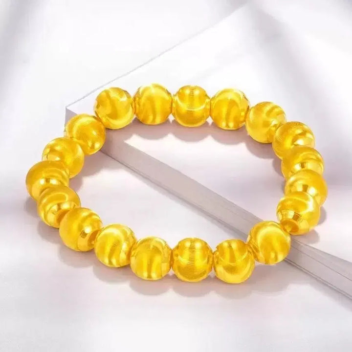 [BUNJANG] 10mm Gold Plated Ball Bracelet / 24k도금 10mm골드 볼 팔찌
