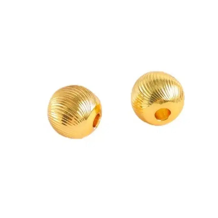 [BUNJANG] 10mm Gold Plated Ball Bracelet / 24k도금 10mm골드 볼 팔찌