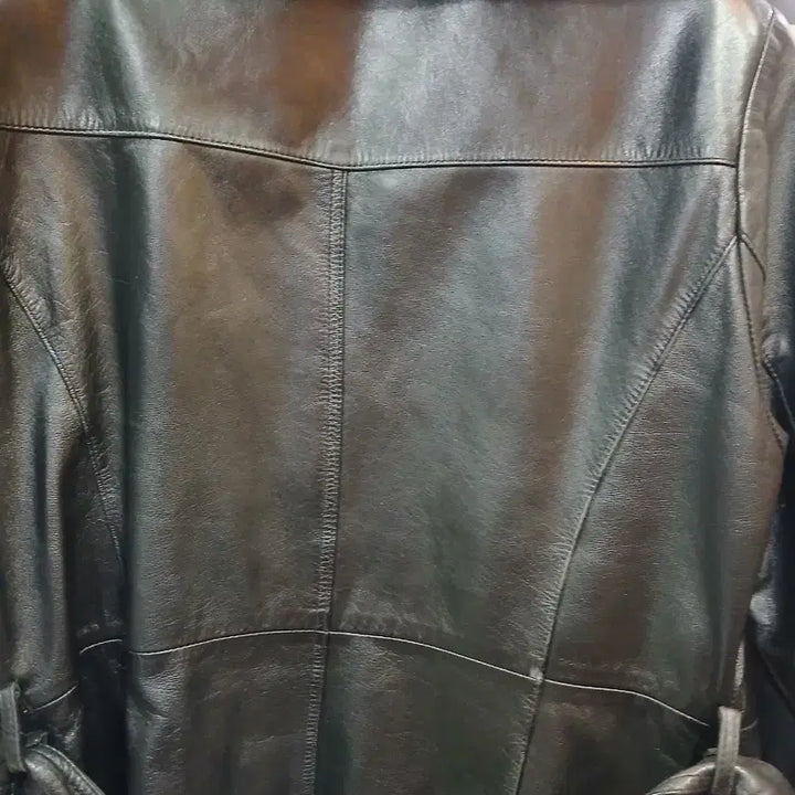 [BUNJANG] Golf Brothers Black Cowhide Leather Coat / Golf Brothers 블랙 소가죽 코트77