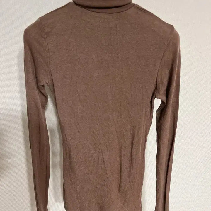 [BUNJANG] Moia Brown Turtleneck Pullover Wool Knit Top / Moia 모이아 터틀넥 풀오버 브라운 티셔츠 울니트
