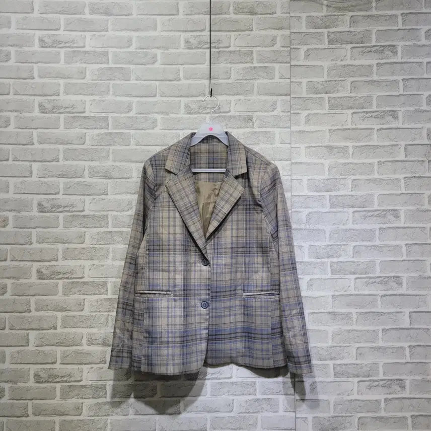 [BUNJANG] Generic Checkered Jacket (Size F) / ㄹ52 체크 자켓 F