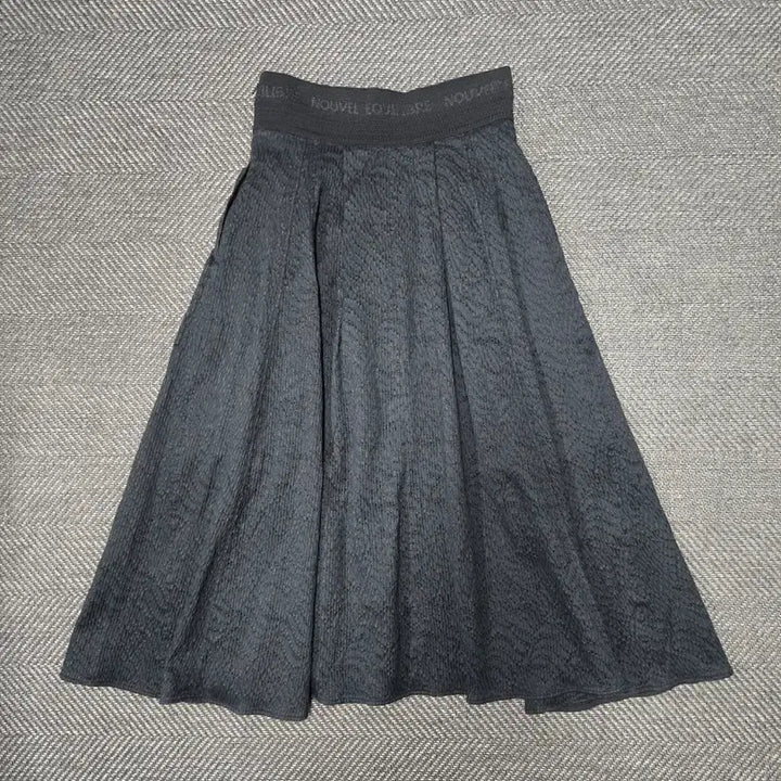 [BUNJANG] System 23SS Black Flare Skirt / 한섬 시스템 23ss SYSTEM 블랙 플레어 스커트 밴딩스커트