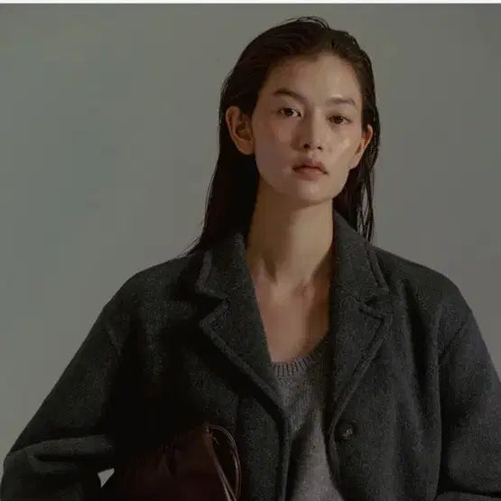 [BUNJANG] Urbanic Arcade Coat - Charcoal / 얼바닉 아케이드 코트 차콜