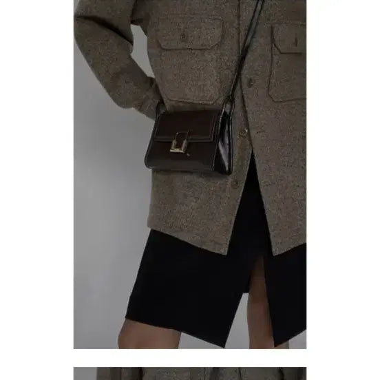 [BUNJANG] Couronne Twiggy Mini Cross 20 Brown Crossbody Bag / [쿠론] 트위기 미니 크로스20 브라운