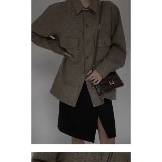 [BUNJANG] Couronne Twiggy Mini Cross 20 Brown Crossbody Bag / [쿠론] 트위기 미니 크로스20 브라운