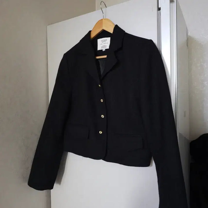[BUNJANG] SLOWAND Black Crop Jacket / SLOWAND 슬로우앤드 블랙자켓