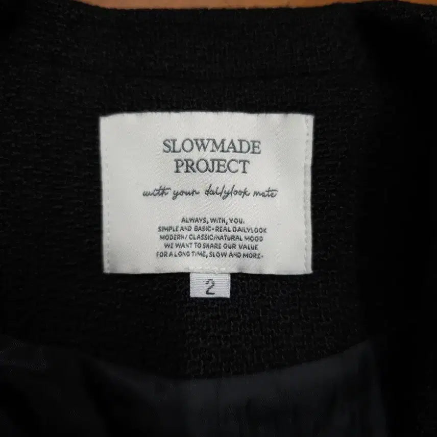 [BUNJANG] SLOWAND Black Crop Jacket / SLOWAND 슬로우앤드 블랙자켓