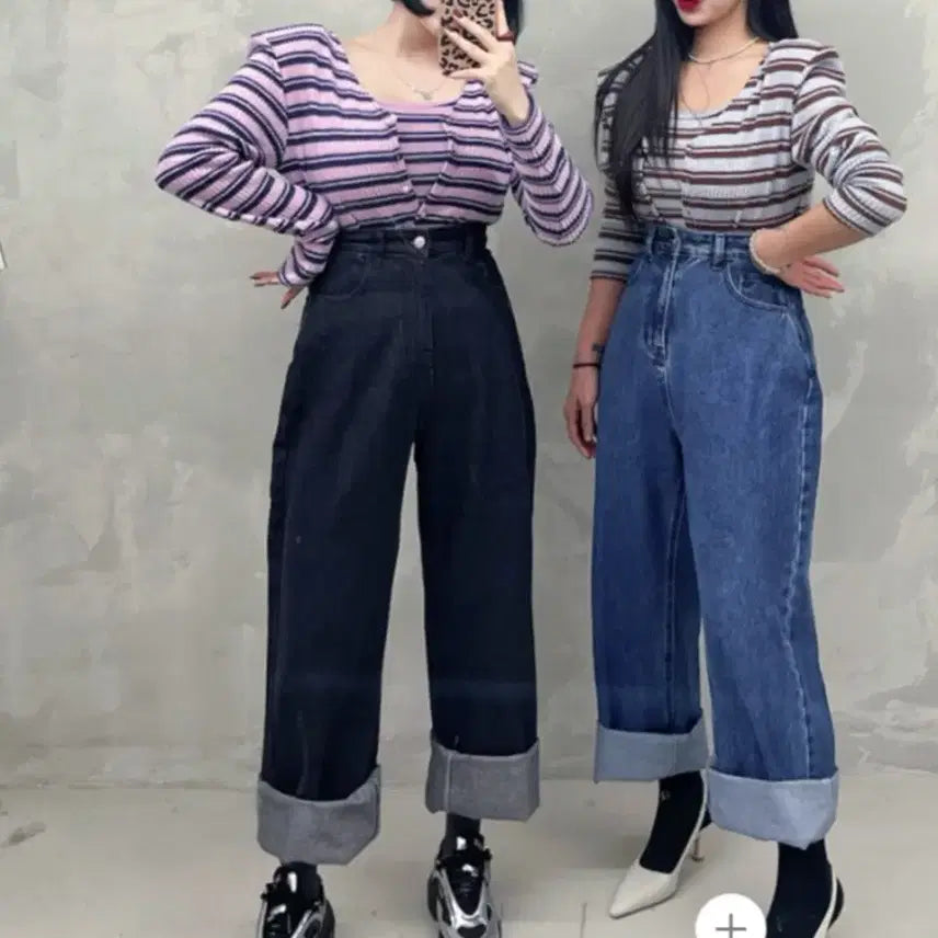 [BUNJANG] Jinbany Blue Line Jeans S (Black Denim) - J.Fit Bell 201 / 진바니 제작 블루라인 청바지 S (흑청) 엔티크제이 제이핏 벨201