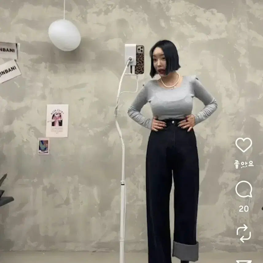 [BUNJANG] Jinbany Blue Line Jeans S (Black Denim) - J.Fit Bell 201 / 진바니 제작 블루라인 청바지 S (흑청) 엔티크제이 제이핏 벨201