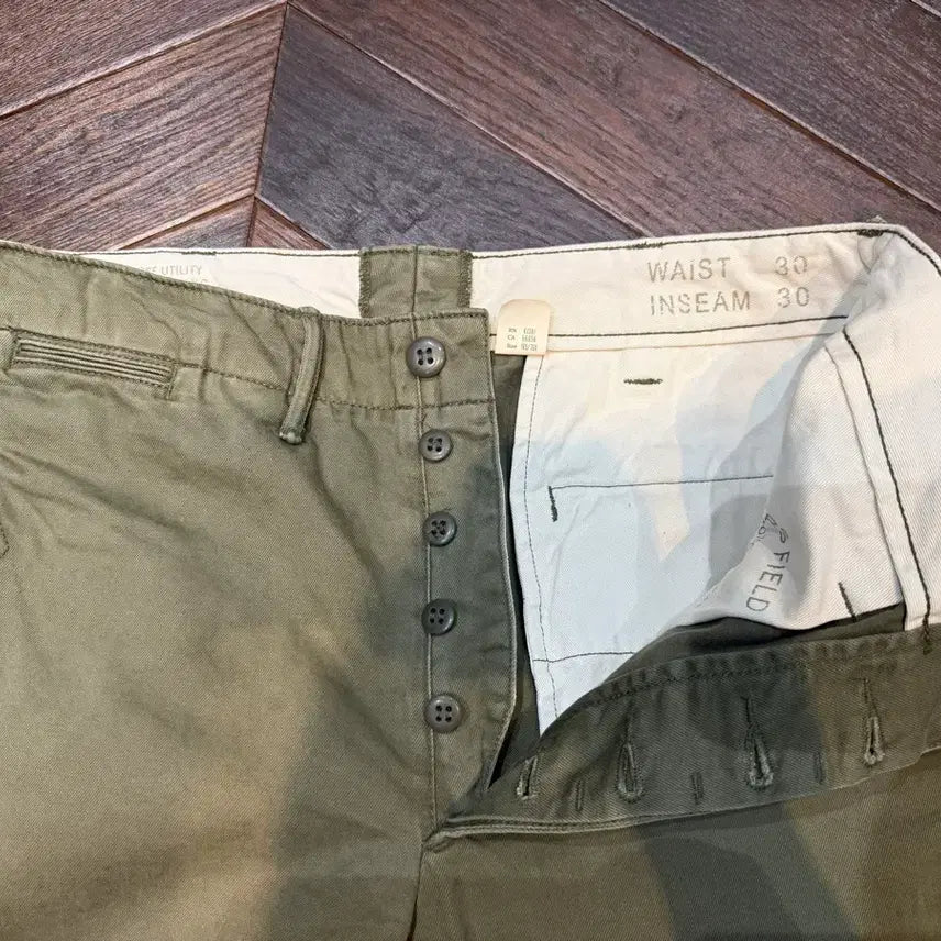 [SOLD OUT] [30x30] RRL 더블알엘  오피서 치노 팬츠 올리브