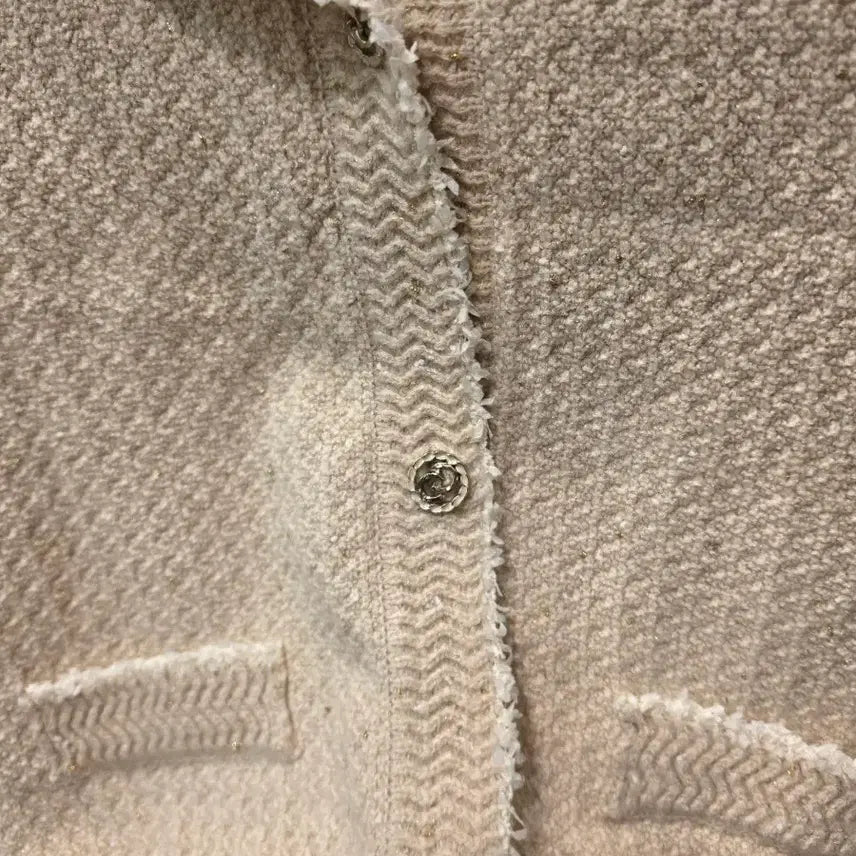 [BUNJANG] Hansum SJ Tweed Knit Vest F / 마지막할인) 한섬 SJ SJ 트위드 니트 베스트 F