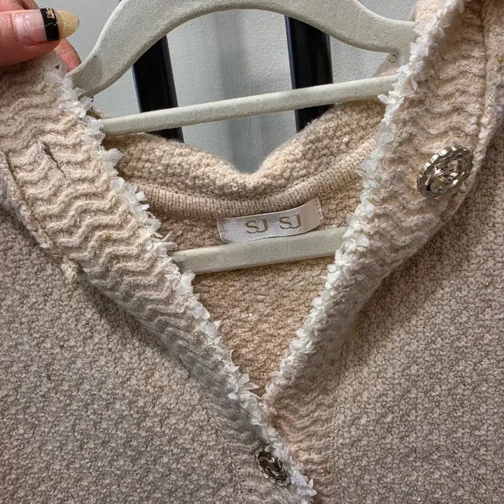 [BUNJANG] Hansum SJ Tweed Knit Vest F / 마지막할인) 한섬 SJ SJ 트위드 니트 베스트 F