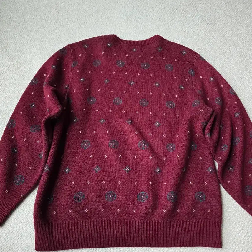 [BUNJANG] Christian Dior Vintage Burgundy Knit Sweater / Christian Dior 크치스찬 디올 빈티지 니트 M