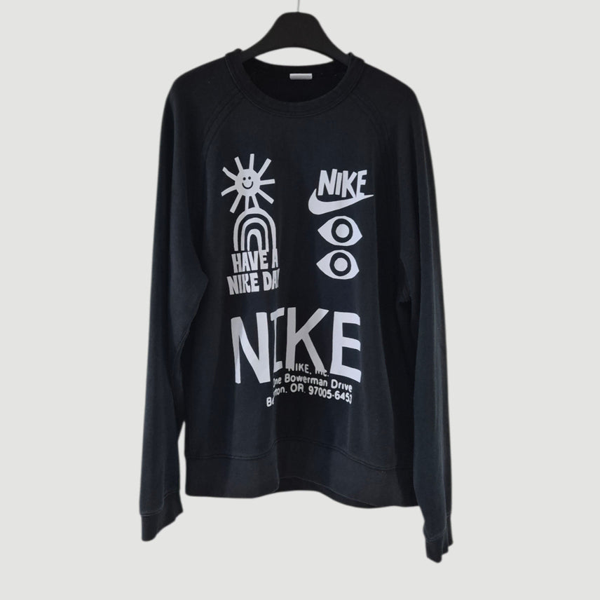[BUNJANG] Nike French Terry Crew Sweatshirt / [L]나이키 프렌치 테리크루 맨투맨