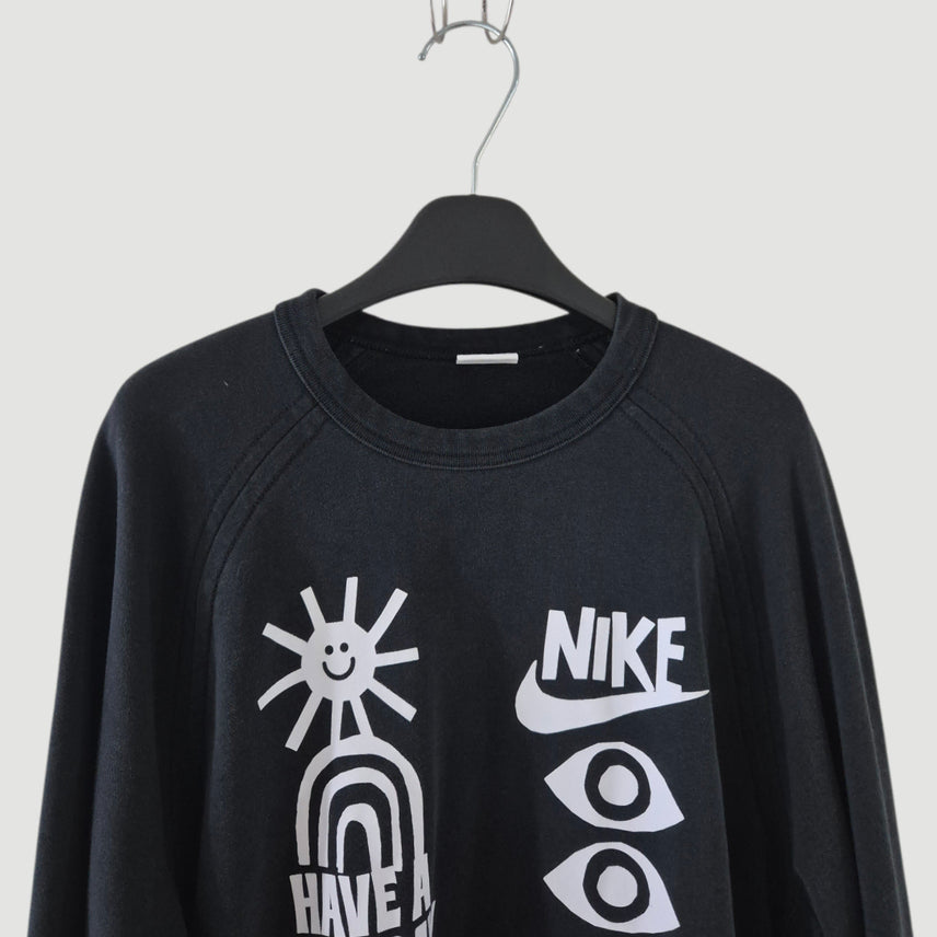 [BUNJANG] Nike French Terry Crew Sweatshirt / [L]나이키 프렌치 테리크루 맨투맨