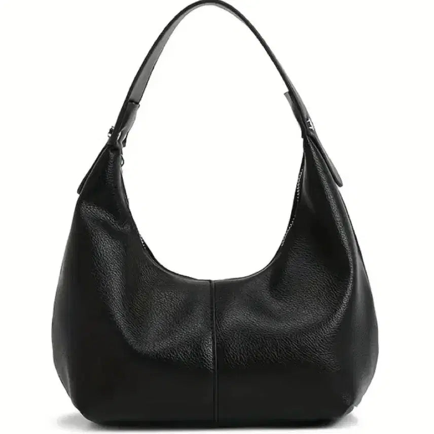[BUNJANG] Black Hobo Shoulder Bag / 블랙 호보 숄더백 가방