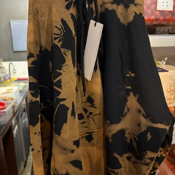 [BUNJANG] CMMN SWDN Tie-Dye Hoodie Brown L / CMMN SWDN 커먼스웨덴 타이다이 후드 브라운 L