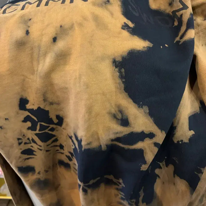 [BUNJANG] CMMN SWDN Tie-Dye Hoodie Brown L / CMMN SWDN 커먼스웨덴 타이다이 후드 브라운 L