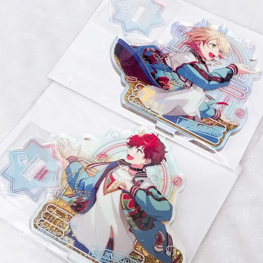 [BUNJANG] Ensemble Stars 7th Anniversary Neon Sign HiMERU &amp; Aira Glitter Acrylic Stand Bundle Set / 앙스타 7주년 네온 사인 히이로 아이라 글리터 아크릴 스탠드 세트