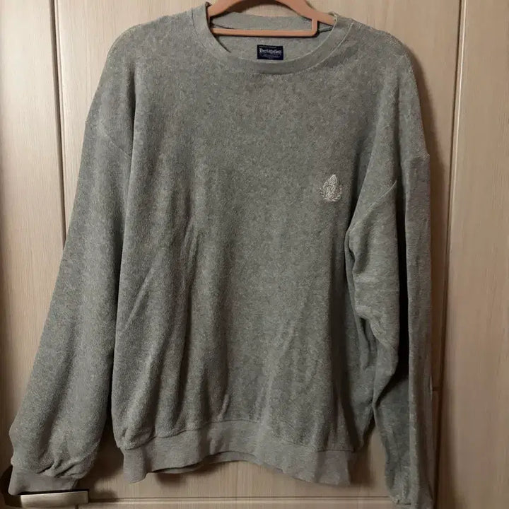 [BUNJANG] Heritage Floss Towel Material Sweatshirt / 헤리티지플로스 타올재질 맨투맨