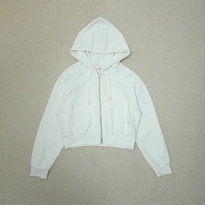 [SOLD OUT] (S)메이윤 여성 후드 집업 긴팔 투웨이 화이트 W2638