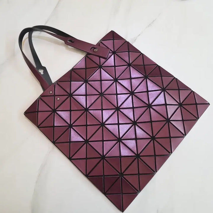 [BUNJANG] Bao Bao Lucent Tote Bag Burgundy / 정품) 바오바오 루센트 토트백 버건디 상태좋음