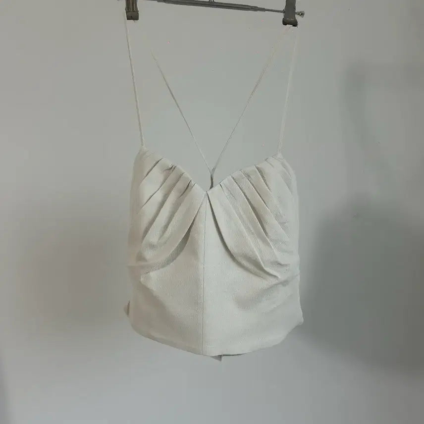 [BUNJANG] ZARA Ivory Gabardine Top / 새상품 - 자라 아이보리 탑
