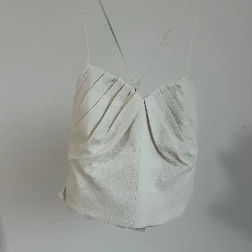 [BUNJANG] ZARA Ivory Gabardine Top / 새상품 - 자라 아이보리 탑