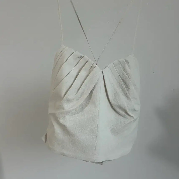 [BUNJANG] ZARA Ivory Gabardine Top / 새상품 - 자라 아이보리 탑