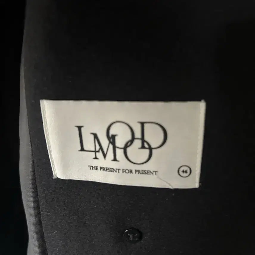 [BUNJANG] LMood Black Double Coat / LMood 엘무드 블랙 더블 코트 46사이즈