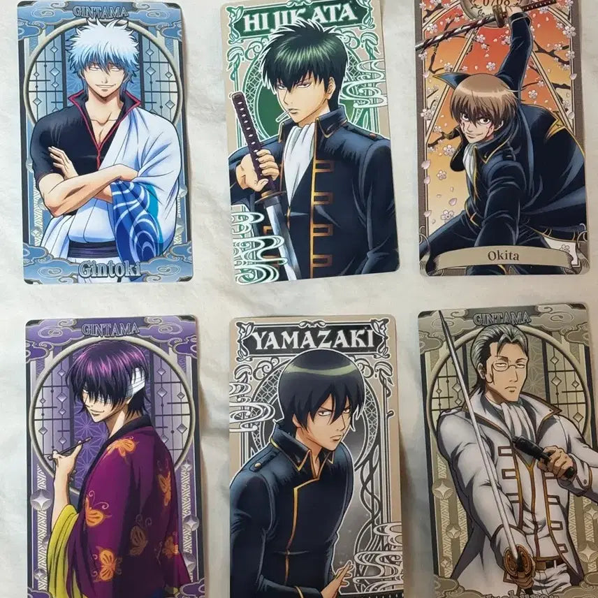 [BUNJANG] Gintama Arcana Card Bundle Set / 은혼 아르카나 카드 긴토키 히지카타 소고 6장 일괄