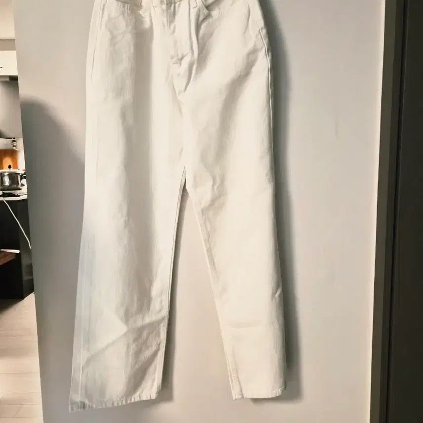 [BUNJANG] Briller Jours Premium Line White Wide-Fit Denim Pants / 브릴리에쥬르(briller jours) 프리미엄 라인 화이트 팬츠