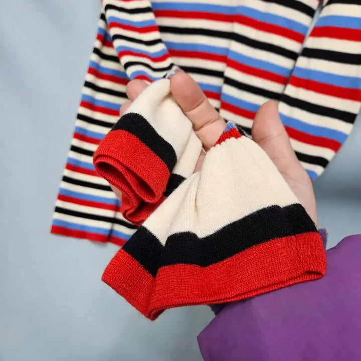 [BUNJANG] Lucky Chouette Striped Knit 36 / 럭키슈에뜨 스트라이프 니트 36