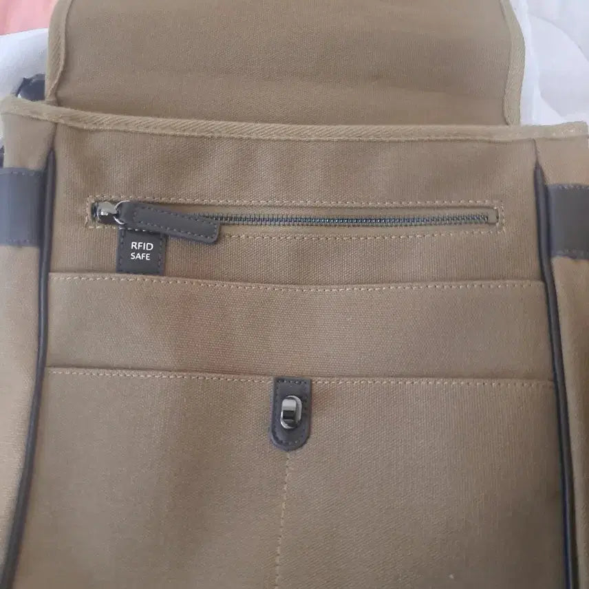 [BUNJANG] Catena-Ciao Canvas Crossbody Bag - Brown / 카테나치오 캔버스 크로스백 브라운