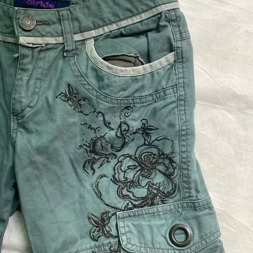 [BUNJANG] Vintage Oriental Fairy Cargo Pants / 빈티지 오리엔탈 페어리 카고바지