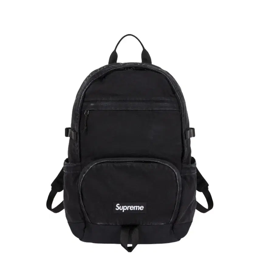[BUNJANG] Supreme Denim Backpack Black 25FW / 슈프림 데님 백팩 블랙 - 25FW