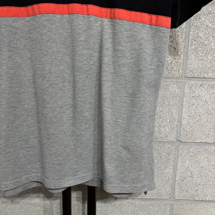 [BUNJANG] Nike Colorblock Short Sleeve T-shirt / 나이키 배색 반팔티 L(nbb252 카라 티셔츠